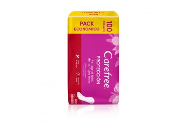 Protectores Intimos Carefree 100 Unds