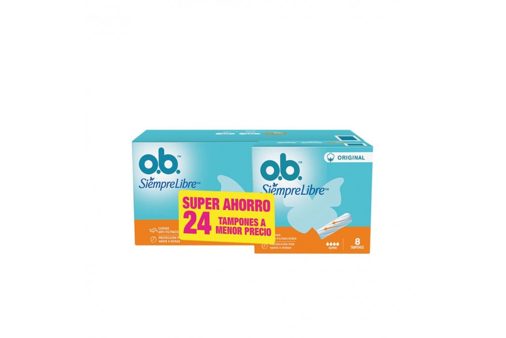 Oferta Tampones O.B. Original 24 Unds