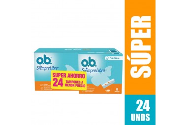 Oferta Tampones Ob Original 24 Unds
