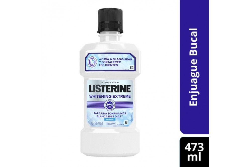 Enjuague Bucal Listerine Whitening Extreme 473 Ml