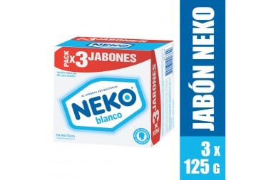 Jabón Neko Blanco 3 Und
