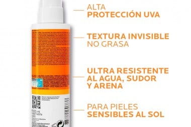 Protector Solar La Roche Posay Anthelios Spray Invisible Spf 50 200 Ml