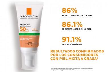 Protector Solar La Roche Posay Anthelios Xl Spf 50 Con Color 50 Ml