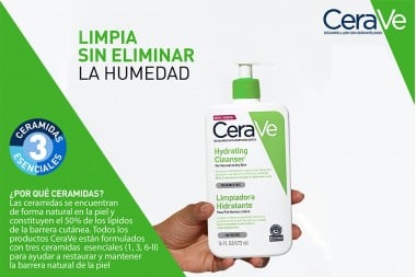 Limpiador Hidratante Cerave piel normal y seca 473 Ml