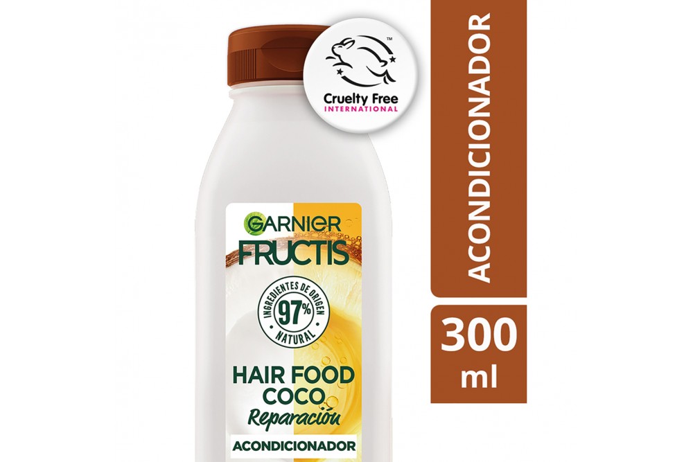 Acondicionador Garnier Fructis Reparación Hair Food Coco 300 Ml
