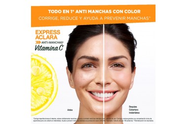 Suero Anti-Manchas Garnier Spf 50 Color Claro Con Vitamina C  40 G