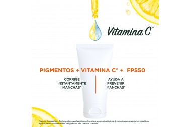 Suero Anti-Manchas Garnier Spf 50 Color Claro Con Vitamina C  40 G