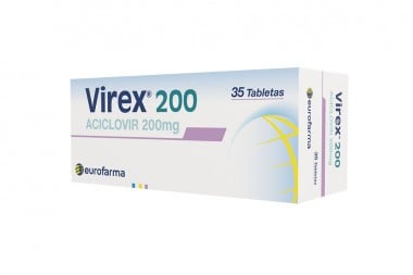 Aciclovir Virex 200 Mg 35 Tabletas