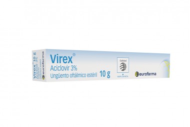 Aciclovir Virex 3% Ungüento Oftálmico Esteril 10 G