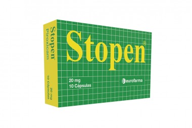 Piroxicam Stopen 20 Mg 10 Cápsulas