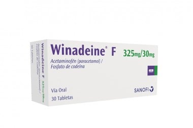 Acetaminofén Winadeine F 325 / 30 Mg 30 Tabletas