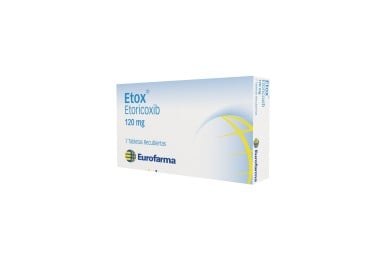 Etoricoxib Etox 120 Mg 7 Tabletas Recubiertas