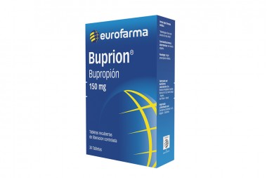 Bupropión Buprion 150 Mg 30 Tabletas
