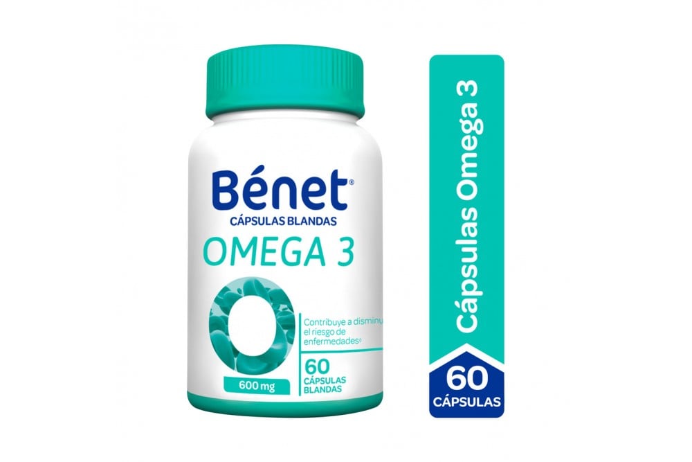 Benet Omega 3 Benet 60 Capsulas