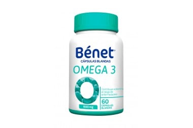 Benet Omega 3 Benet 60 Capsulas