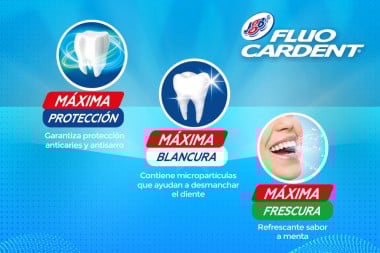 Crema Dental Fluocardent Frescura Max 50 Ml