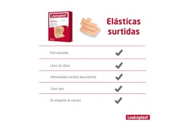 Curas Leukoplast Elástica Surtidas 20 Unds