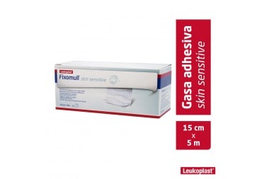 Gasa Adhesiva Fixomull Skin Sensitive 15Cm X 5M Und