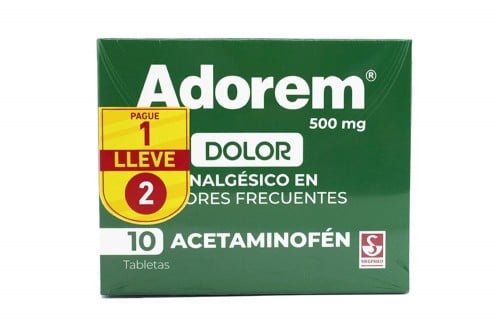 Adorem 500 Mg Pague 1 Lleve...