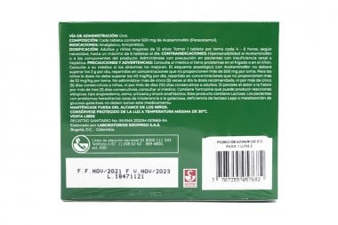 Adorem 500 Mg Pague 1 Lleve 2 10 Tabletas