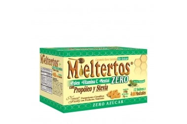 Pastillas Masticables Mieltertos Zero 12 Sobres