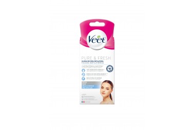 Bandas De Crema Depilatorias Veet Faciales 16 Unds