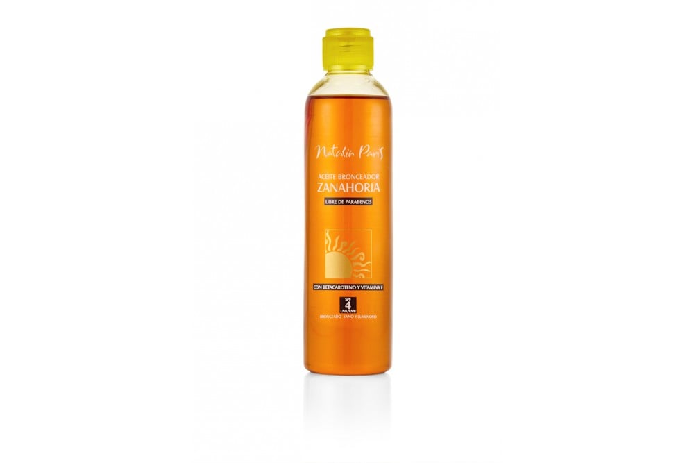 Aceite Bronceador Zanahoria Natalia Paris Spf 4 240 Ml