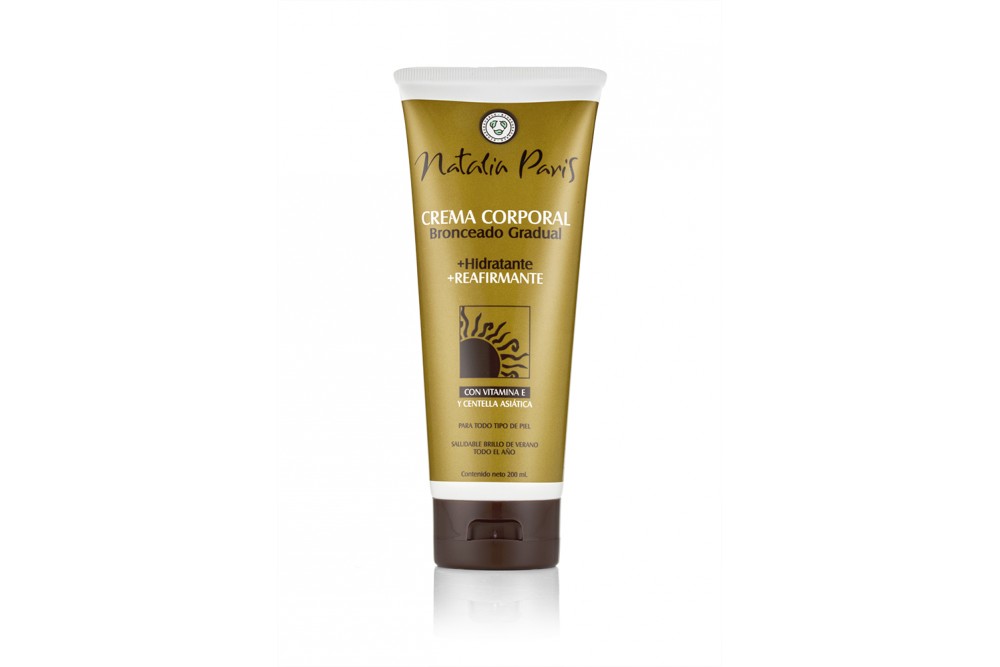Crema Corporal Bronceado Gradual Natalia Paris 200 Ml