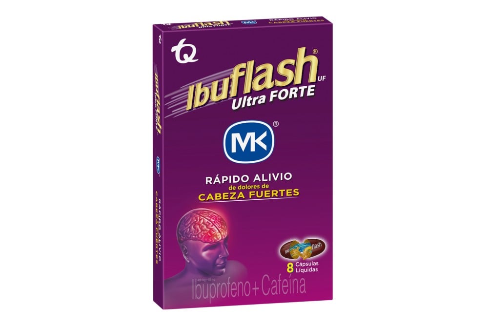 Ibuflash Ultra Forte 8 Capsulas