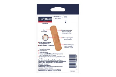 Curas Cureband Impermeables 30 Unds