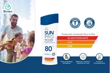 Protector Solar Sun Pro Spf 80 Piel Sensible 220 Ml