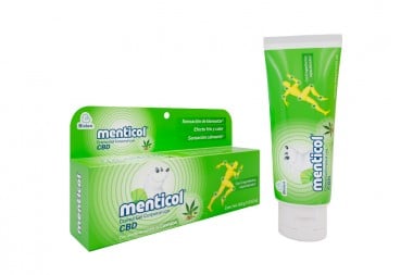 Gel Corporal Menticol Con Cannabis Y Cbd 100 G