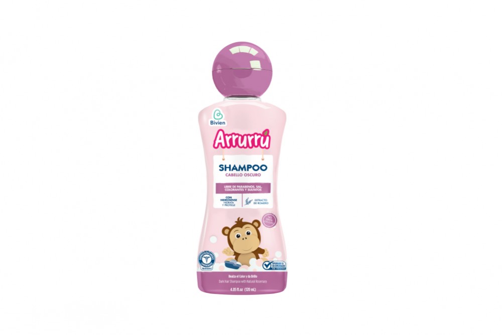 Shampoo Arrurrú Cabello Oscuro 120 Ml