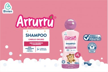 Shampoo Arrurrú Cabello Oscuro 120 Ml