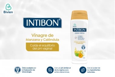 Jabón Intimo Intibon Vinagre De Manzana Y Caléndula 210 G