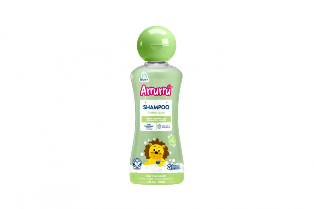 Shampoo Arrurrú Cabello Claro 120 Ml