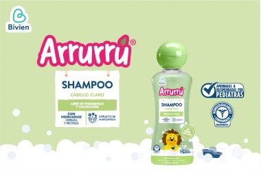 Shampoo Arrurrú Cabello Claro 120 Ml