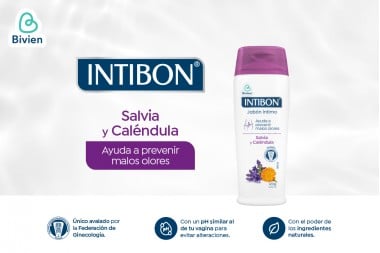 Jabón Intimo Intibon Salvia Y Caléndula 120 Ml