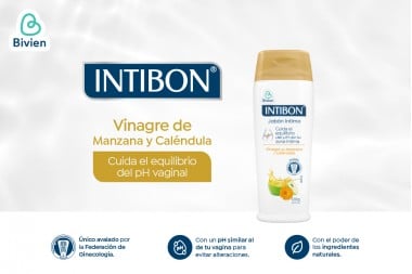 Jabón Intimo Intibon Vinagre De Manzana Y Caléndula 120 G