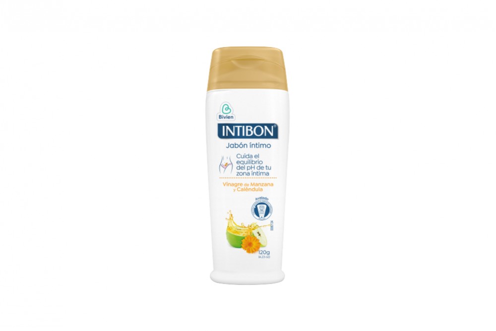 Jabón Intimo Intibon Vinagre De Manzana Y Caléndula 120 G