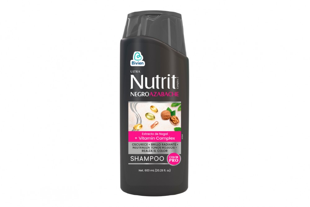 Shampoo Nutrit Negro Azabache 600 Ml