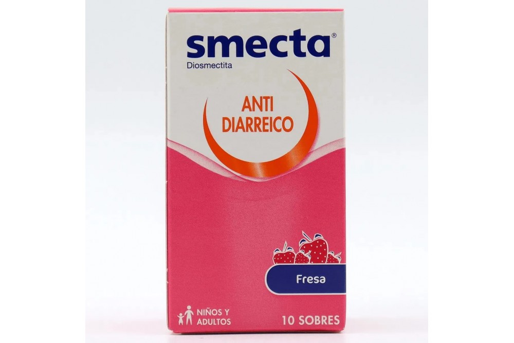 Antidiarreico Smecta Sabor Fresa 10 Sobres