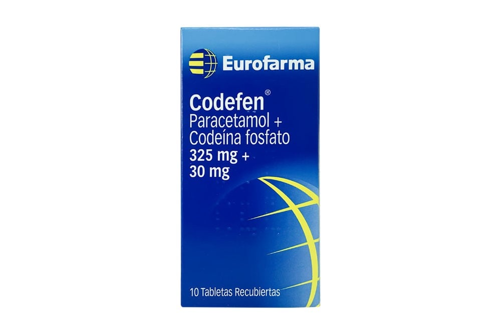Codefen 325 Mg / 30 Mg 10 Tabletas Recubiertas