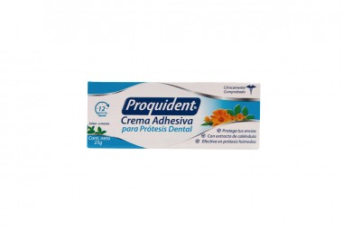 Crema Adhesiva Proquident Para Prótesis Dental 25 G