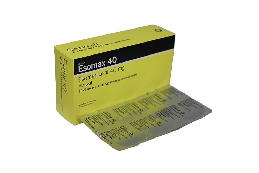 Esomax Esomeprazol 40 Mg Caja Con 28 Cápsulas