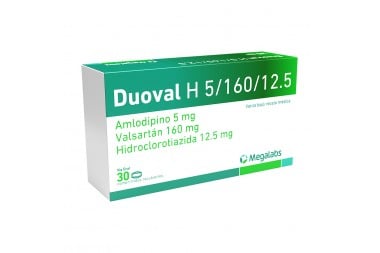 Duoval H 5/160/12.5 Mg Caja Con 30 Comprimidos