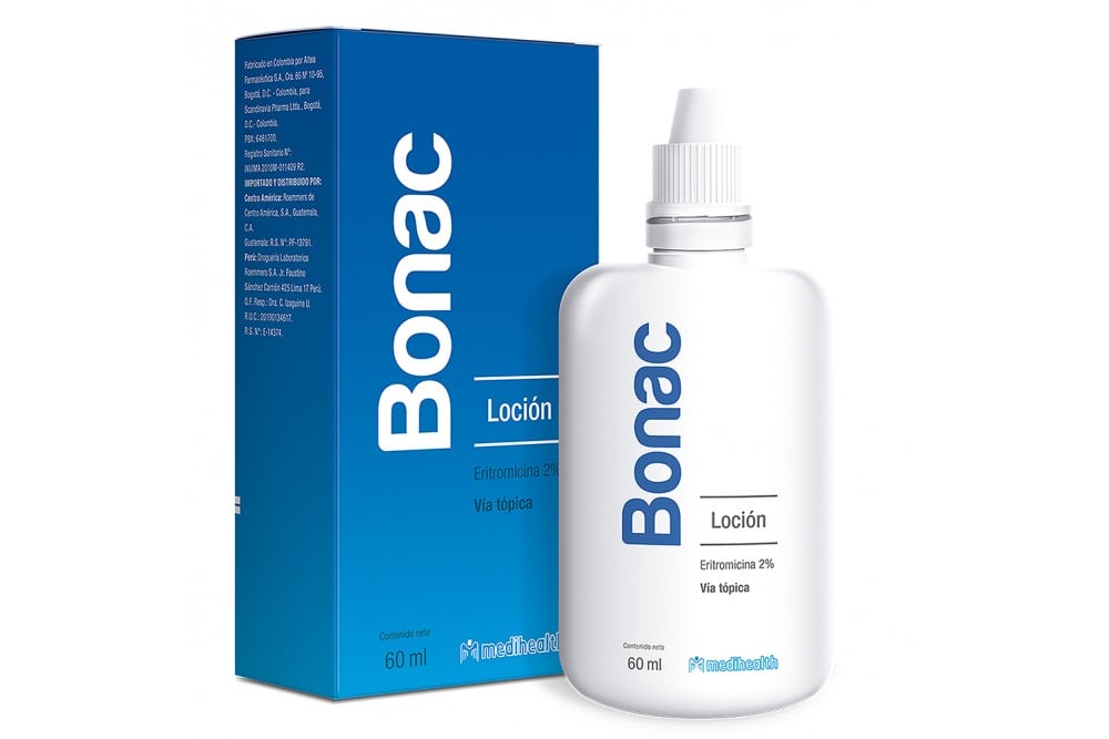 Bonac En Loción 2 % Caja Con Frasco Con 60 Ml