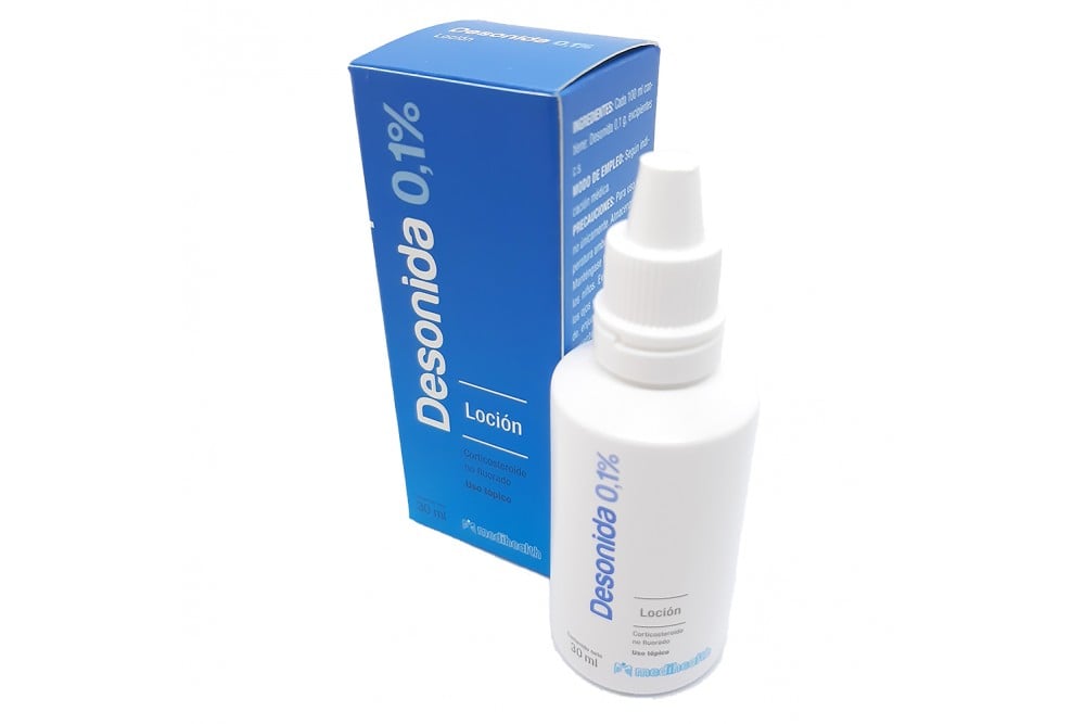 Desonida Loción 0,1 % Caja Con Frasco Con 30 Ml