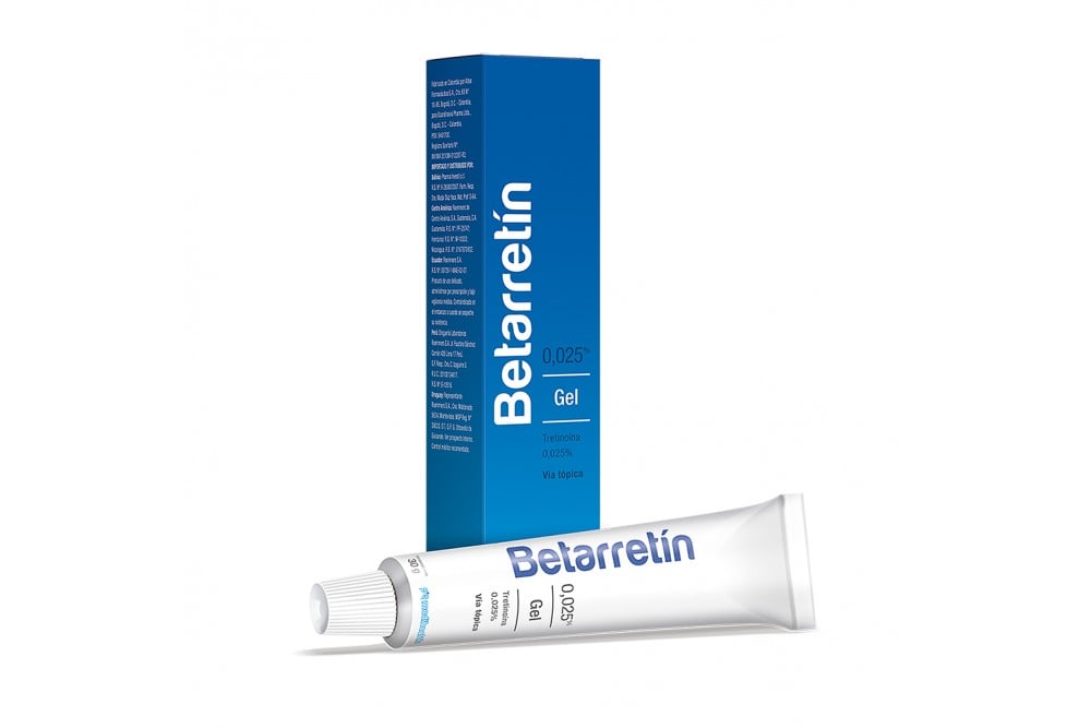 Betarretín Gel 0,025 % Caja Con Tubo Con 30 G
