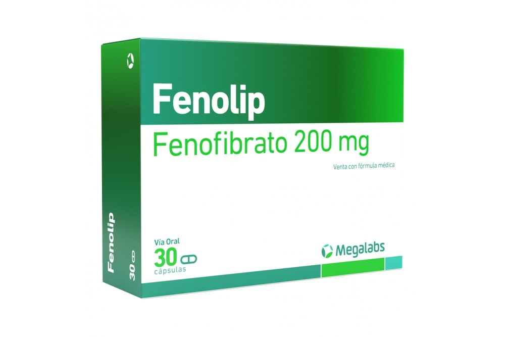 Fenolip 200 Mg Caja Con 30 Tabletas